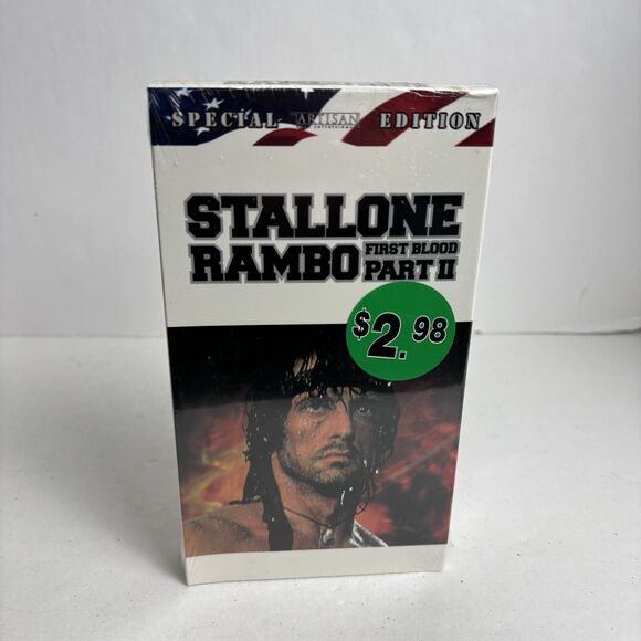 Rambo - First Blood Pt. 2 (VHS, 2002, Special Edition) Sealed! - Picture 1 of 7